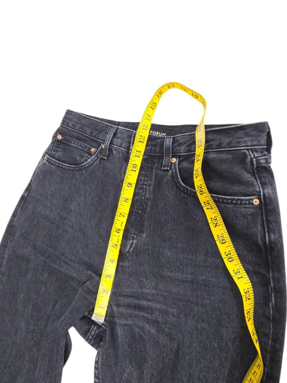 Aritzia Denim Forum The BF High Rise Loose Jeans, Button Fly, Size 27, Cotton - Picture 5 of 11